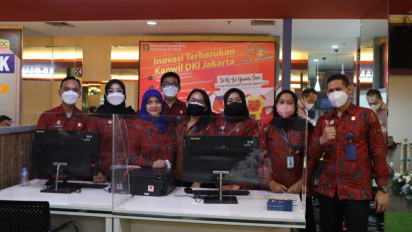 Kanwil Kemenkumham DKI Buka Gerai Pelayanan Publik di Pusat Grosir Cilitan