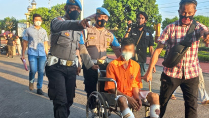 Ditikam Sebanyak 14 kali, Polisi Ringkus Pelaku Pembunuh Janda Beranak Tujuh