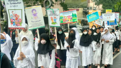 Ini Cara Ratusan Santri di Batu Sambut Gembira Datangnya Ramadan