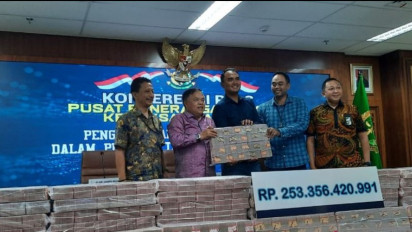 Kejagung Setorkan Uang Pengganti Korupsi IM2 Senilai Rp253 Miliar