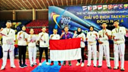 Indonesia Raih 6 Medali di Kejuaraan Taekwondo di Vietnam