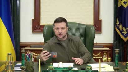 Presiden Ukraina Minta Dukungan di Acara Grammy