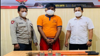 Tersangka Pencuri 1,2 Ton Gabah di Gresik Babak Belur Dihajar Massa