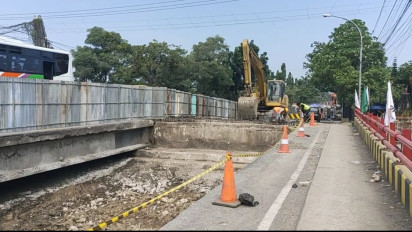 Perbaikan Jembatan Ngaglik Dikebut, Target H-10 Lebaran bisa Difungsikan