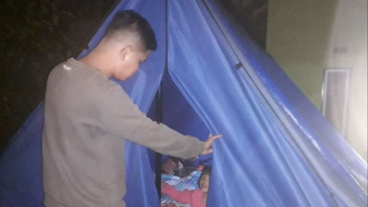 Miris, Korban Gempa di Kajai Pasaman Barat Masih Tidur di Tenda Darurat