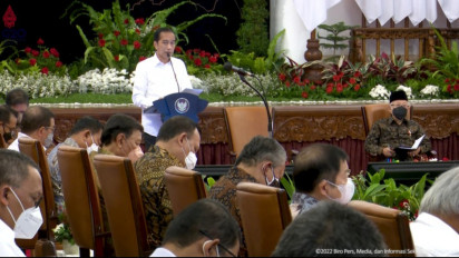 Presiden Jokowi Larang Menteri Kabinetnya Bicara Penundaan Pemilu 2024
