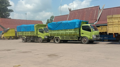 Kehabisan Solar, Ratusan Truk Batubara Setop Beroperasi dan Menginap di Terminal