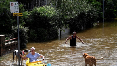 Jalan Pusat Kota Sydney Banjir, Warga Dievakuasi