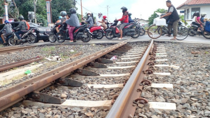 Waspada, 192 Perlintasan Kereta Api di Pantura Jateng Tak Dijaga