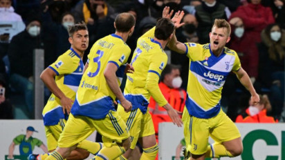 Juventus Petik Tiga Poin Usai Kalahkan Cagliari 2-1