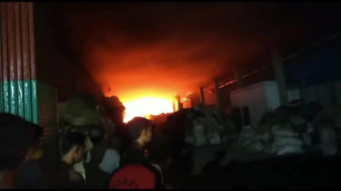 Gudang Rosok di Pati Terbakar, Kerugian Mencapai Ratusan Juta
