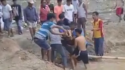 Bocah 12 Tahun Ditemukan Tewas Tenggelam di Penggalian Kolam Tangki Proyek SPBE Minanga