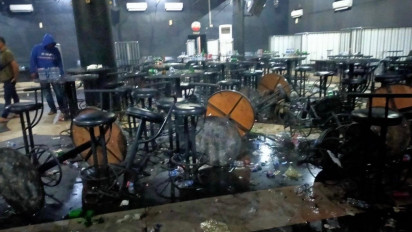 2 Tempat Hiburan Malam, Champion Langkat dan CDI Deliserdang Dibakar OTK