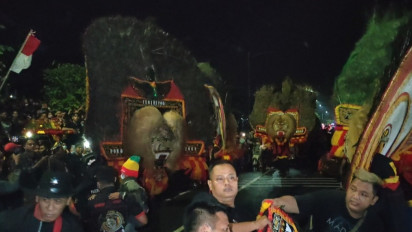 Geram Klaim Malaysia, 50 Grup Reog Ponorogo di Madiun Demo