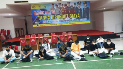 Puluhan Remaja Ditangkap Polrestro Jaktim Saat Akan Ikut Demo di DPR