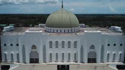 Pesona Masjid Giok Nagan Raya Menjadi Objek Wisata Religi di Bulan Ramadhan