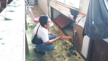 Arus Pendek Listrik, Ruang Rapat Sekda Bengkulu Selatan Terbakar