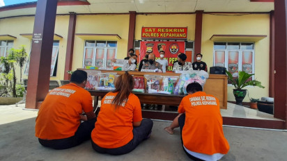 Komplotan Spesialis Pencurian Minimarket Tertangkap Polisi