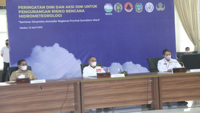 Pemprov Sumut dan BMKG Komitmen Tekan Korban Bencana Alam Hidrometeorologi Hingga Angka 0
