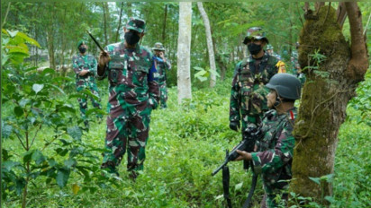 Siap Siaga di Medan Operasi, Ratusan Prajurit Lakukan Pembekalan Teknik dan Taktik Bertempur.