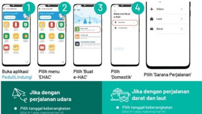 Syarat Mudik, Ini Panduan Pengisian EHAC