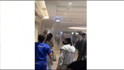 Pengunjung Panik, Dapur Sebuah Restoran di Mall Delipark Terbakar
