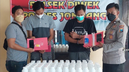 Sebuah Kardus Isi 70 Ribu Pil Koplo, Dua Orang Ditangkap Polisi