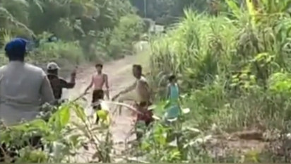 Tak Terima Dicegat, 3 Orang yang Diduga Curi Sawit Ancam Petugas Gunakan Mandau