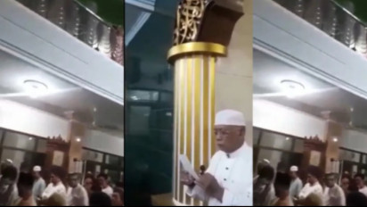 Viral, Lagu Indonesia Raya Dinyanyikan Jemaah Sebelum Tarawih