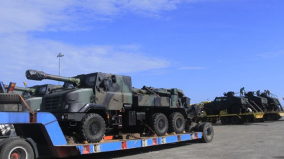 20 Kendaraan Tempur Tiba di Kupang