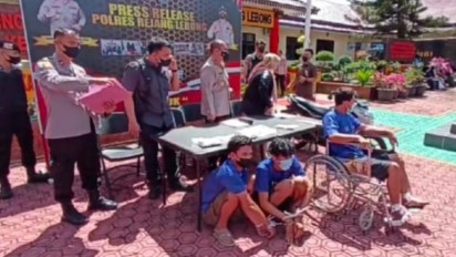 Begal Modus Tawarkan Sabu Ditembak Polisi