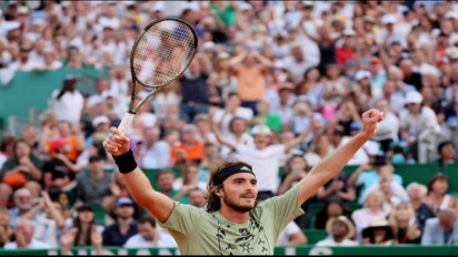 Kalahkan Zverev, Petenis Yunani Stefanos Tsitsipas Tantang Fokina di Final Monte Carlo Masters