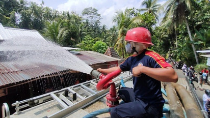 Tumpahan Pertamax Menyambar Tungku, Toko Kelontong di Kulon Progo Terbakar