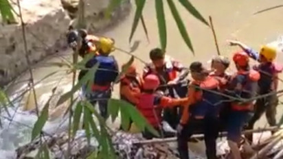 Bocah Tenggelam di DAM Mrican Sungai Gajah Wong Yogyakarta