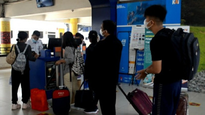 Stasiun Kereta Api Medan Mulai Dipadati Pemudik