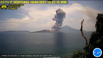 Sehari, Gunung Anak Krakatau Alami 5 Kali Erupsi dengan Ketinggian Capai 2.000 Meter