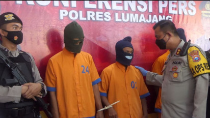 Beraksi di 22 TKP, Komplotan Maling Motor di Lumajang Diringkus Polisi