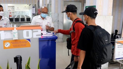 Tiket Mudik Hingga Arus Balik di Stasiun Tanjung Karang Habis Terjual