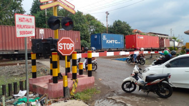 Perlintasan Kereta Api Rawan Macet Saat Mudik, Ini Titiknya di Semarang