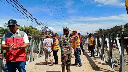 Jembatan Sementara Rampung, Jalan Nasional Kutacane - Medan Bisa Dilalui