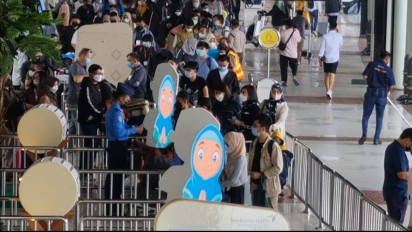 Pemudik Mulai Padati Bandara Soekarno Hatta