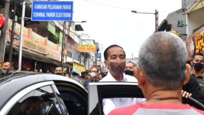 Istana: Presiden Merespons Permintaan Pedagang di Pasar Bogor