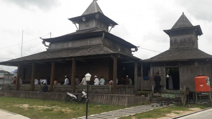 Bulan Suci Ramadhan Tahun Ini, Masjid Kyai Gede di Kotawaringin Barat Ramai Dikunjungi