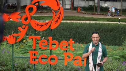 Gubernur Anies Proyeksikan Taman Tebet Jadi Kolam Retensi Banjir
