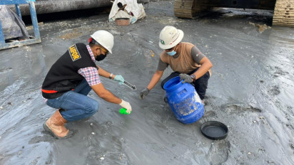 Kebocoran Gas PT SMGP.Di Madina- Polda Sumut Turunkan Tim Labfor Selidiki Kasus Kebocoran Gas PT SMGP