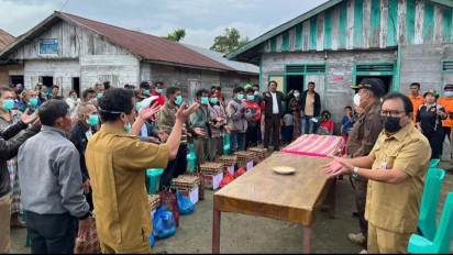 Korban Angin Puting Beliung di Humbahas Mulai Dapat Bantuan