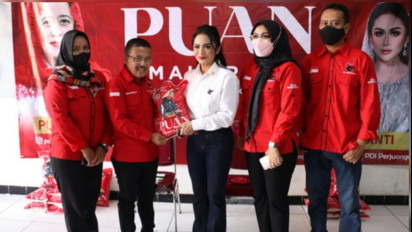 Pertahankan Elektabilitas Suara di Daerah, Bagi-bagi Beras Berlogo Puan Maharani