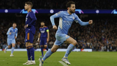 Pesta Gol Tersaji Saat Manchester City Atasi Perlawanan Real Madrid 4-3