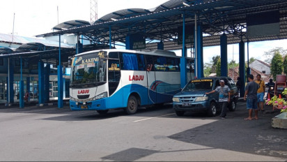 H-5 Lebaran, Terminal Minak Koncar di Lumajang Sepi Penumpang