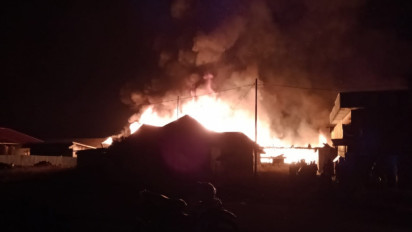 Polisi Periksa Kasus Kebakaran 26 Unit Bangunan di Kabupaten Nduga